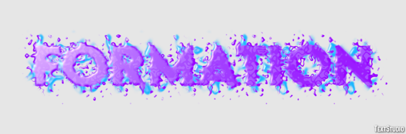 Formation Text Effect