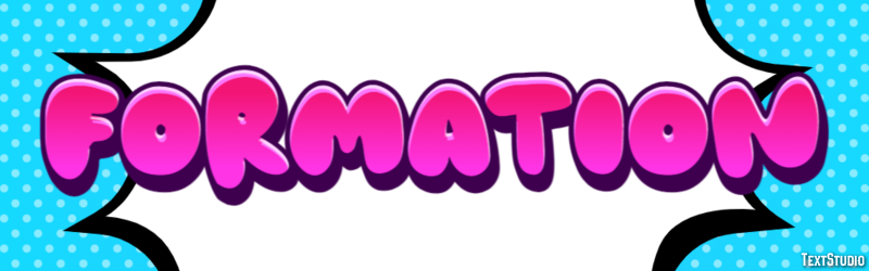 Formation Text Effect