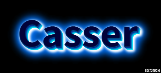 Casser Texteffekt