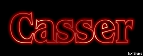 Casser Texteffekt