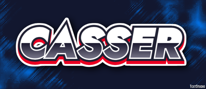 Casser Texteffekt