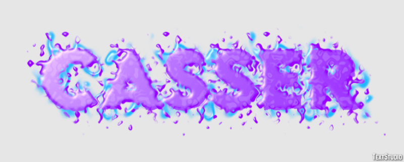 Casser Texteffekt