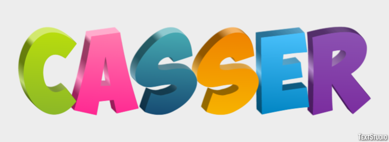 Casser Texteffekt