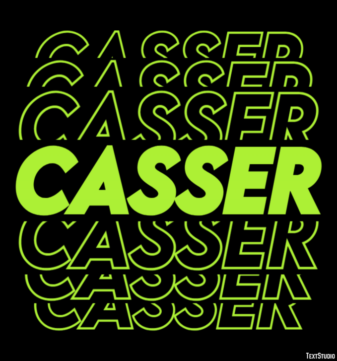 Casser Texteffekt