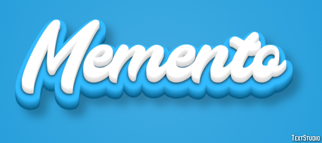 Memento Efecto de Texto