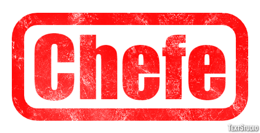 Chefe Efeito do texto