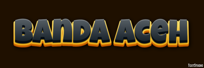 Banda Aceh Efecto de texto
