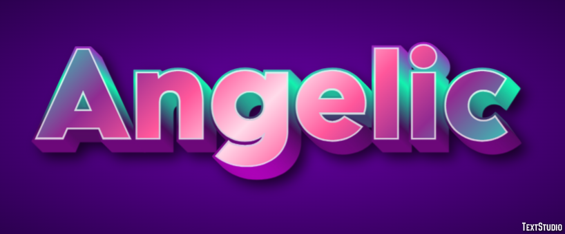 Angelic テキスト効果