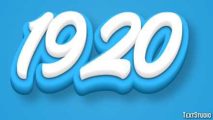 1920 Effet de Texte
