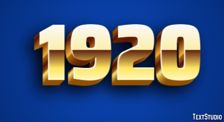 1920 Effet de Texte