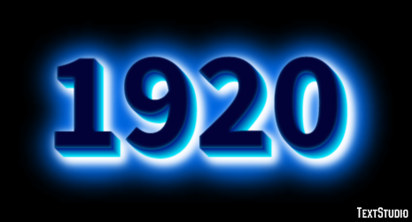 1920 Text Effect