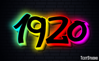1920 Effet de Texte