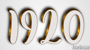 1920 Text Effect