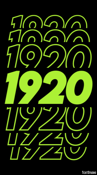 1920 Effet de Texte