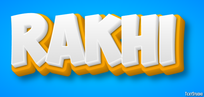 Rakhi Text Effect