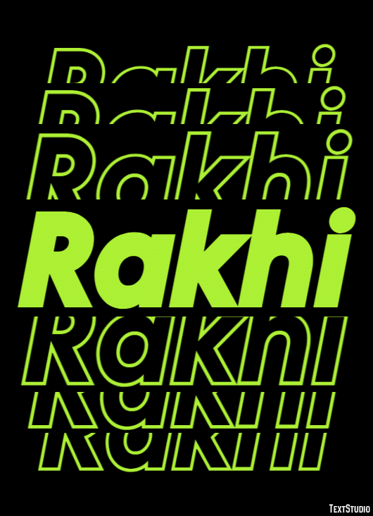Rakhi Text Effect