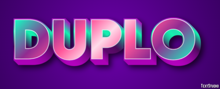 Duplo Efeito de texto