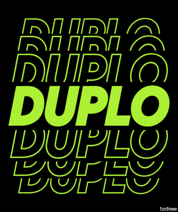 Duplo Efeito de texto