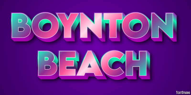 Boynton Beach Efekt tekstowy