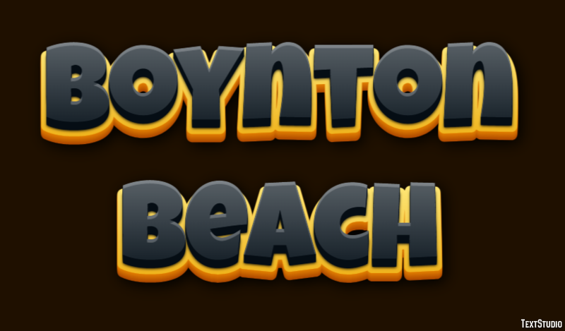 Boynton Beach Effetto testo
