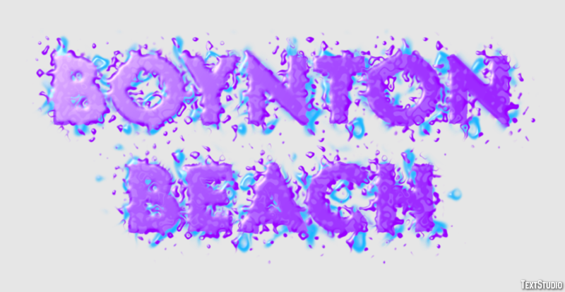 Boynton Beach Efekt tekstowy