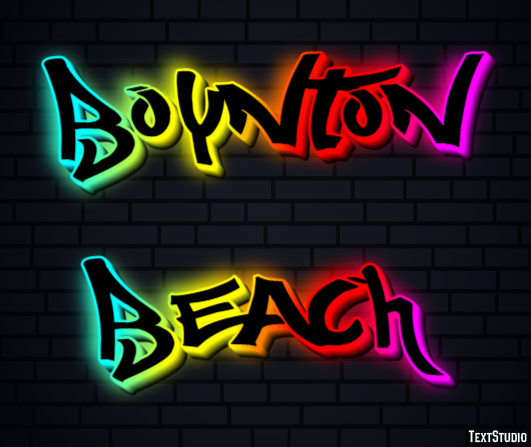 Boynton Beach Efekt tekstowy