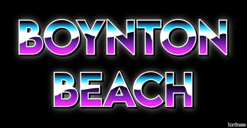 Boynton Beach Efekt tekstowy