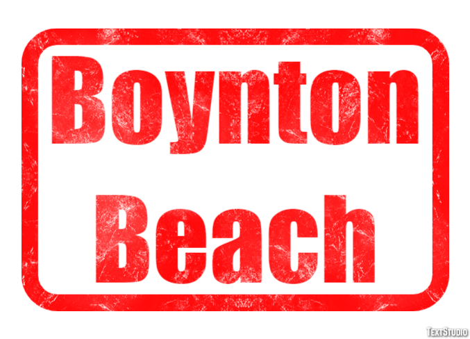 Boynton Beach Effetto testo