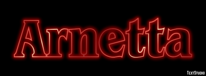 Arnetta Effetto testo