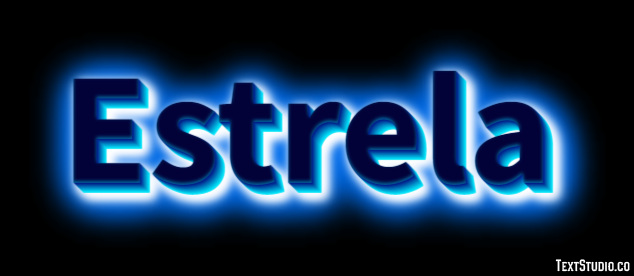 Estrela Efeito de texto