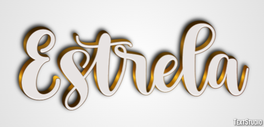 Estrela Efeito de texto