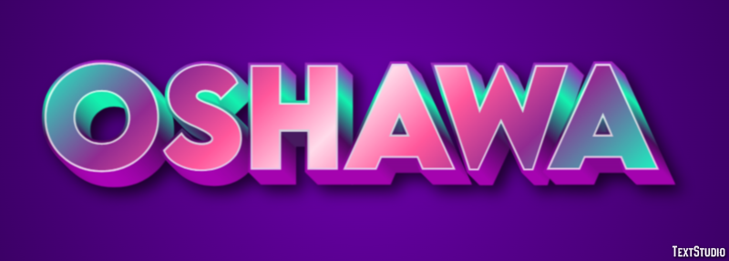 Oshawa Efekt tekstowy