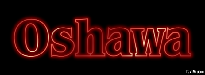 Oshawa Efekt tekstowy