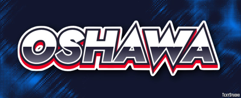 Oshawa テキスト効果