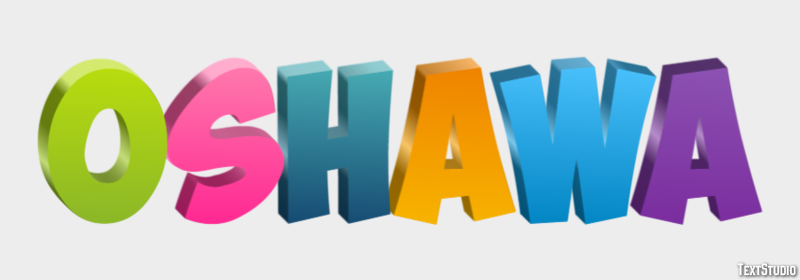 Oshawa Efekt tekstowy