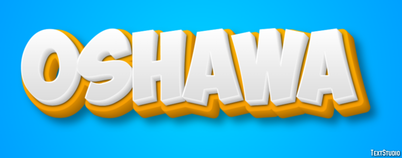 Oshawa Efekt tekstowy