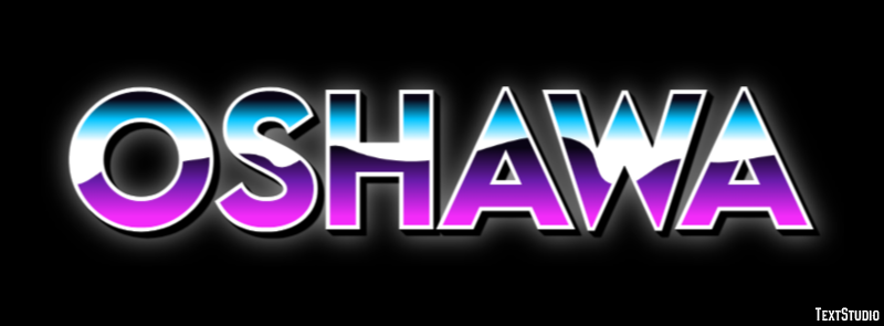 Oshawa Efekt tekstowy