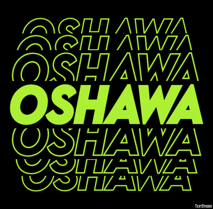 Oshawa Efekt tekstowy