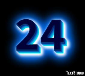 24 Texteffekt