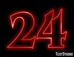 24 Эффект текста