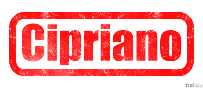 Cipriano Effetto testo