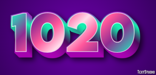 1020 Effetto testo