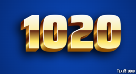 1020 Effetto testo