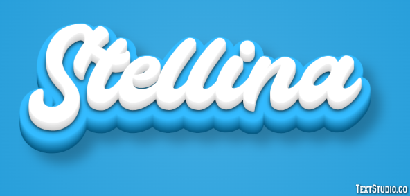 Stellina Effetto testo