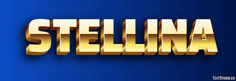 Stellina Effetto testo