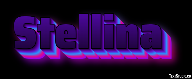 Stellina Effetto testo