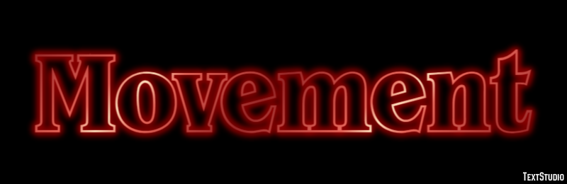 Movement Effetto testo