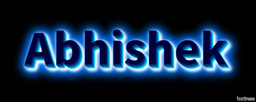 Abhishek Text Effect