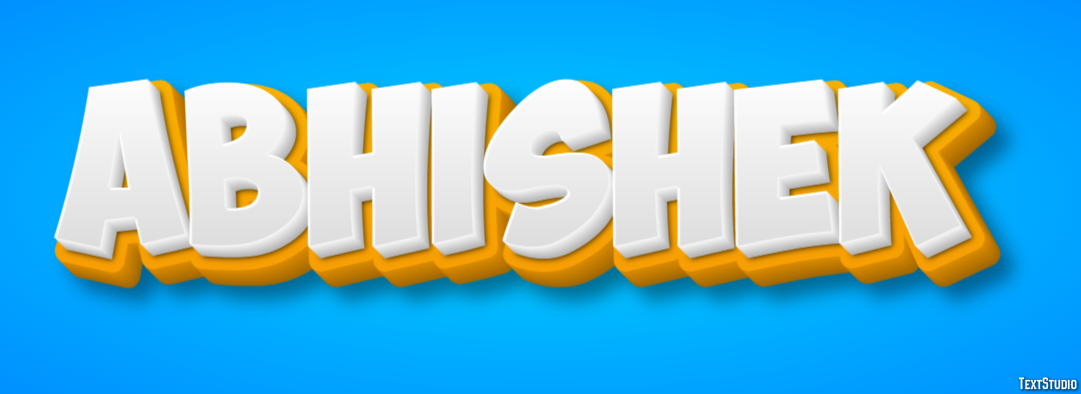 Abhishek Text Effect