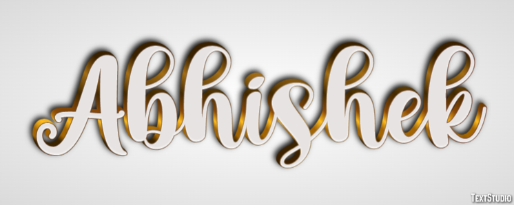 Abhishek Text Effect